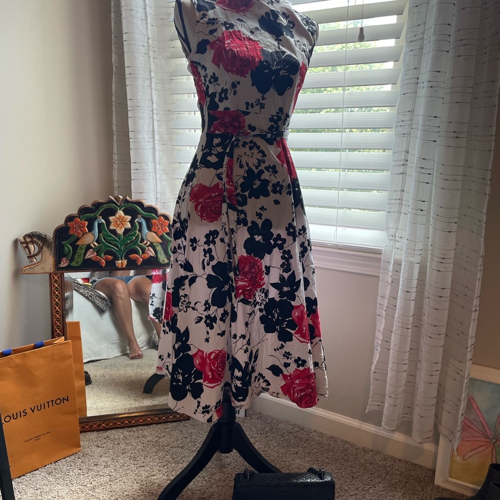 Creti Chic Floral Sleeveless Dress in SZ M - Picture 7 of 11